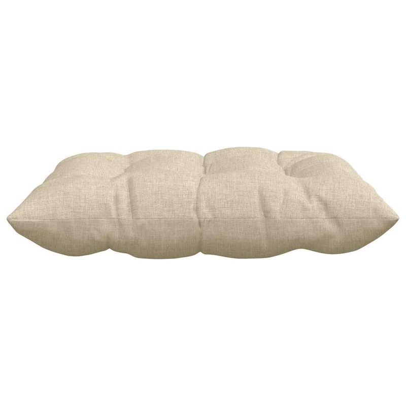 Casa si Gradina - Textile si covoare - Perne si pilote - Perne decorative - Perne de Sezut 2 pcs Crem 40 x 40 x 6 cm tesatura - Infinity.ro