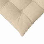 Casa si Gradina - Textile si covoare - Perne si pilote - Perne decorative - Perne de Sezut 2 pcs Crem 40 x 40 x 6 cm tesatura - Infinity.ro