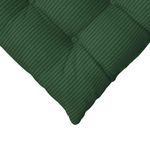 Casa si Gradina - Textile si covoare - Perne si pilote - Perne decorative - Perne de Sezut 4 pcs Verde inchis 40 x 40 x 6 cm - Infinity.ro