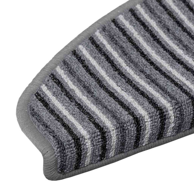 Casa si Gradina - Textile si covoare - Covoare - Covoare casa - Mochete autocolante pentru scara 15 pcs Gri 65 x 21 x 4 cm - Infinity.ro