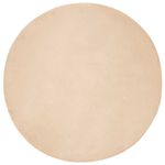 Casa si Gradina - Textile si covoare - Covoare - Covoare casa - Covor din Blana Faux de Iepure Bej Ø 200 cm Poliester - Infinity.ro