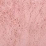 Casa si Gradina - Textile si covoare - Covoare - Covoare casa - Covor din Blana Faux de Iepure Roz 120 x 120 cm Poliester - Infinity.ro