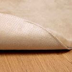 Casa si Gradina - Textile si covoare - Covoare - Covoare casa - Covor din Blana Faux de Iepure Bej Ø 120 cm Poliester - Infinity.ro