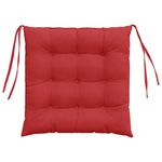 Casa si Gradina - Textile si covoare - Perne si pilote - Perne decorative - Perne de Sezut 2 pcs Rosu 40 x 40 x 6 cm tesatura - Infinity.ro