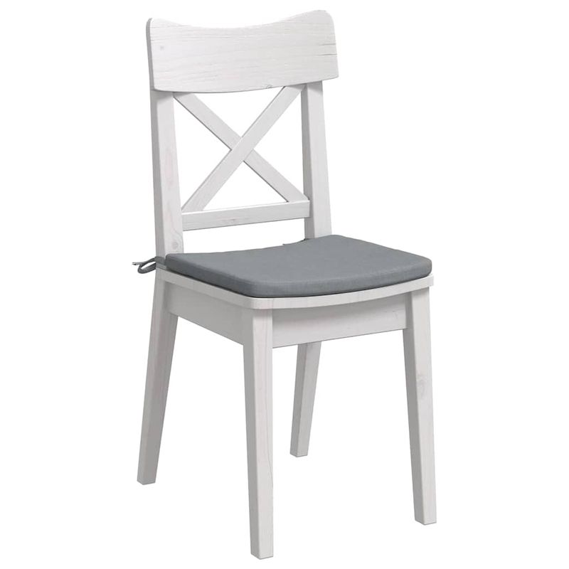 Casa si Gradina - Textile si covoare - Perne si pilote - Perne decorative - Perne de Sezut 4 pcs Gri deschis 40 x 40 x 3 cm tesatura - Infinity.ro