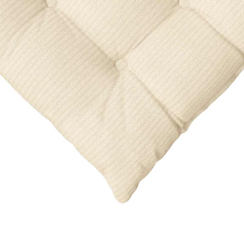 Casa si Gradina - Textile si covoare - Perne si pilote - Perne decorative - Perne de Sezut 4 pcs Crem 40 x 40 x 6 cm Tesatura din corduroy - Infinity.ro