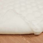 Casa si Gradina - Textile si covoare - Lenjerii de pat - Cearceafuri de pat - Patura din Blana sintetica de Iepure 4 pcs Alb 150 x 220 cm - Infinity.ro