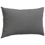Casa si Gradina - Textile si covoare - Perne si pilote - Perne decorative - Perne pentru canapea 2 pcs Gri inchis 50 x 30 cm tesatura - Infinity.ro