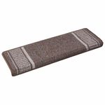 Casa si Gradina - Textile si covoare - Covoare - Covoare casa - Mochete autocolante pentru scara 15 pcs Maro 65 x 21 x 4 cm - Infinity.ro