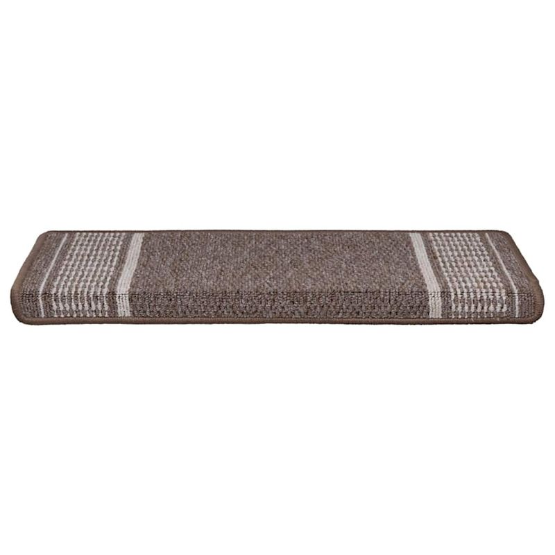 Casa si Gradina - Textile si covoare - Covoare - Covoare casa - Mochete autocolante pentru scara 15 pcs Maro 65 x 21 x 4 cm - Infinity.ro