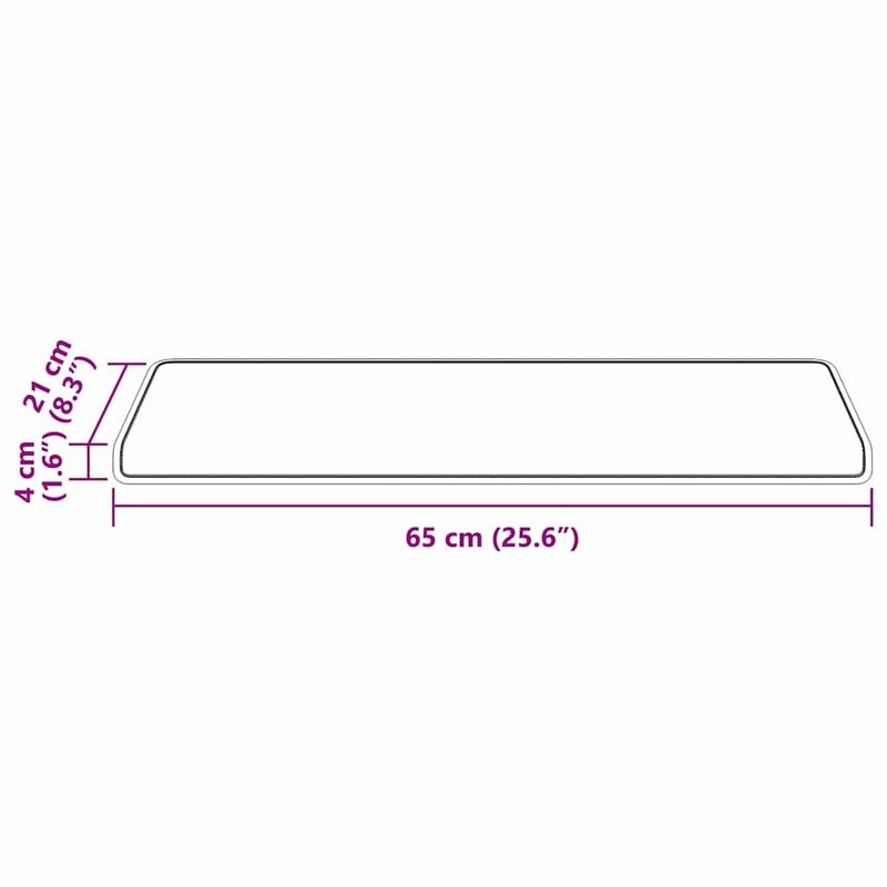 Casa si Gradina - Textile si covoare - Covoare - Covoare casa - Mochete autocolante pentru scara 15 pcs Maro 65 x 21 x 4 cm - Infinity.ro