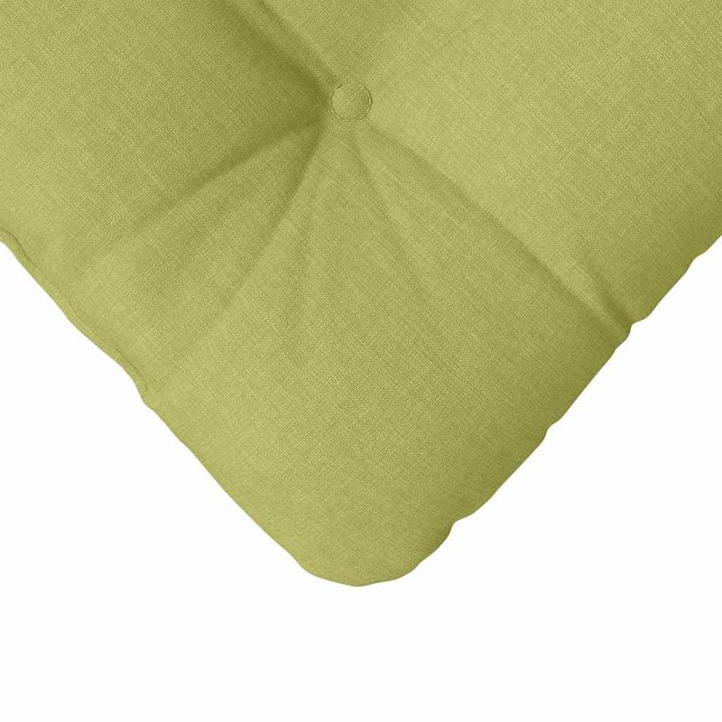 Casa si Gradina - Textile si covoare - Perne si pilote - Perne decorative - Perne de Sezut 4 pcs Verde deschis 40 x 40 x 12 cm tesatura - Infinity.ro