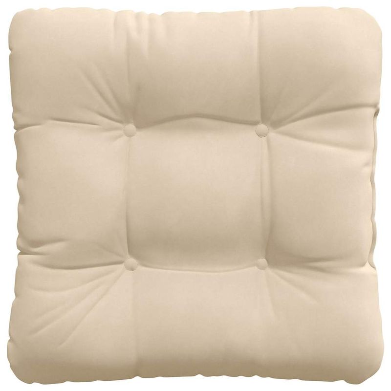 Casa si Gradina - Textile si covoare - Perne si pilote - Perne decorative - Perne de Sezut 4 pcs Crem 40 x 40 cm Tesatura din microfibra - Infinity.ro