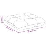 Casa si Gradina - Textile si covoare - Perne si pilote - Perne decorative - Perne de Sezut 4 pcs Crem 40 x 40 x 12 cm tesatura - Infinity.ro