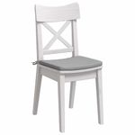 Casa si Gradina - Textile si covoare - Perne si pilote - Perne decorative - Perne de Sezut 4 pcs Gri nori 40 x 40 x 3 cm tesatura - Infinity.ro