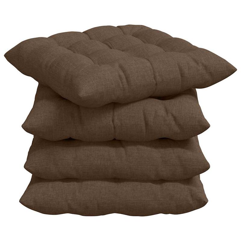 Casa si Gradina - Textile si covoare - Perne si pilote - Perne decorative - Perne de Sezut 2 pcs Maro 40 x 40 x 6 cm tesatura - Infinity.ro