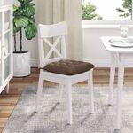Casa si Gradina - Textile si covoare - Perne si pilote - Perne decorative - Perne de Sezut 2 pcs Maro 40 x 40 x 6 cm tesatura - Infinity.ro