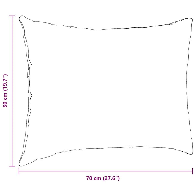 Casa si Gradina - Textile si covoare - Perne si pilote - Perne decorative - Perne pentru canapea 2 pcs Gri inchis 70 x 50 cm tesatura - Infinity.ro