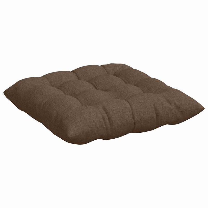 Casa si Gradina - Textile si covoare - Perne si pilote - Perne decorative - Perne de Sezut 2 pcs Maro 40 x 40 x 6 cm tesatura - Infinity.ro