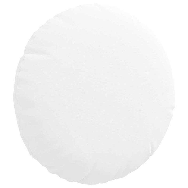 Casa si Gradina - Textile si covoare - Perne si pilote - Perne decorative - Perne de Sezut 2 pcs Alb Ø30 x 13 cm tesatura - Infinity.ro