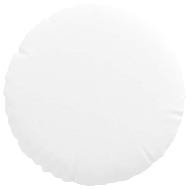 Casa si Gradina - Textile si covoare - Perne si pilote - Perne decorative - Perne de Sezut 2 pcs Alb Ø30 x 13 cm tesatura - Infinity.ro