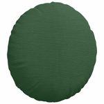Casa si Gradina - Textile si covoare - Perne si pilote - Perne decorative - Perne de Sezut 2 pcs Verde inchis Ø 40 cm Tesatura din corduroy - Infinity.ro