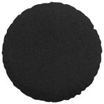 Casa si Gradina - Textile si covoare - Perne si pilote - Perne decorative - Perne de Sezut 2 pcs Negru Ø50 x 19 cm tesatura - Infinity.ro