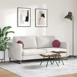 Casa si Gradina - Textile si covoare - Perne si pilote - Perne decorative - Perne de Sezut 2 pcs Rosu Vin Ø30 x 13 cm tesatura - Infinity.ro