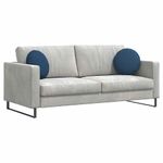 Casa si Gradina - Textile si covoare - Perne si pilote - Perne decorative - Perne de Sezut 2 pcs albastru Ø40 x 13 cm tesatura - Infinity.ro