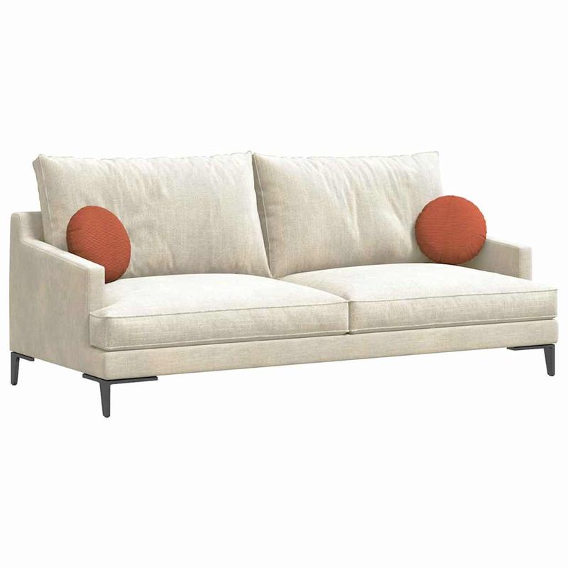 Casa si Gradina - Textile si covoare - Perne si pilote - Perne decorative - Perne de Sezut 2 pcs Rosu portocalie Ø 30 cm - Infinity.ro