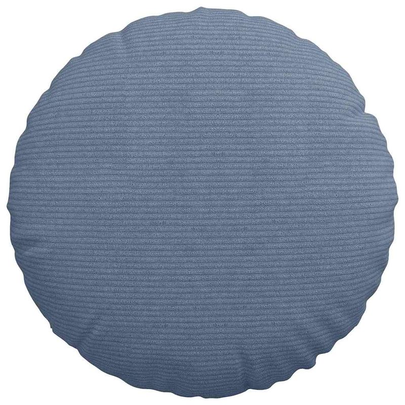 Casa si Gradina - Textile si covoare - Perne si pilote - Perne decorative - Perne de Sezut 2 pcs albastru Ø 40 cm Tesatura din corduroy - Infinity.ro