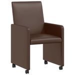 Casa si Gradina - Mobilier - Scaune si fotolii - Scaune - Scaune de dining 2 pcs Maro 57 x 66 x 94 cm Piele artificiala - Infinity.ro