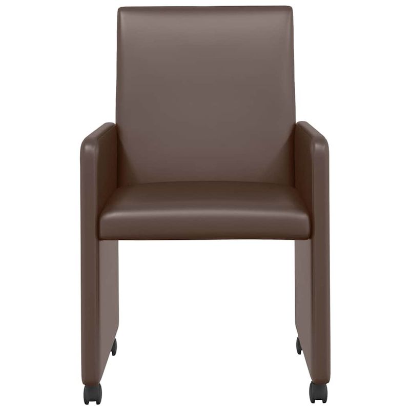 Casa si Gradina - Mobilier - Scaune si fotolii - Scaune - Scaune de dining 2 pcs Maro 57 x 66 x 94 cm Piele artificiala - Infinity.ro