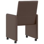 Casa si Gradina - Mobilier - Scaune si fotolii - Scaune - Scaune de dining 2 pcs Maro 57 x 66 x 94 cm Piele artificiala - Infinity.ro
