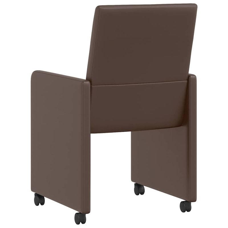 Casa si Gradina - Mobilier - Scaune si fotolii - Scaune - Scaune de dining 2 pcs Maro 57 x 66 x 94 cm Piele artificiala - Infinity.ro