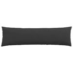 Casa si Gradina - Textile si covoare - Perne si pilote - Perne decorative - Perne pentru canapea 2 pcs Negru 145 x 40 cm tesatura - Infinity.ro