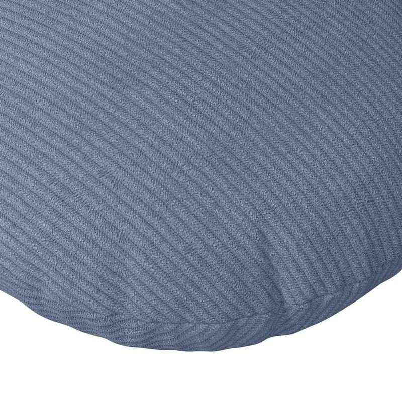 Casa si Gradina - Textile si covoare - Perne si pilote - Perne decorative - Perne de Sezut 2 pcs albastru Ø 80 cm Tesatura din corduroy - Infinity.ro