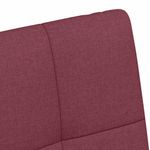 Casa si Gradina - Mobilier - Scaune si fotolii - Scaune - Scaune de dining cu roti 2 pcs bordo 58 x 65 x 94 cm tesatura - Infinity.ro