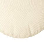 Casa si Gradina - Textile si covoare - Perne si pilote - Perne decorative - Perne de Sezut 2 pcs Crem Ø 30 cm Tesatura din corduroy - Infinity.ro