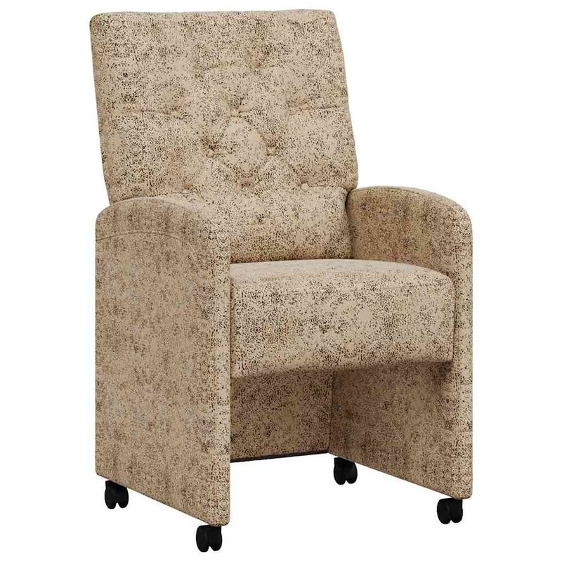 Casa si Gradina - Mobilier - Scaune si fotolii - Scaune - Scaune de dining cu roti 2 pcs Gri deschis 58 x 67 x 97 cm - Infinity.ro