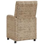 Casa si Gradina - Mobilier - Scaune si fotolii - Scaune - Scaune de dining cu roti 2 pcs Gri deschis 58 x 67 x 97 cm - Infinity.ro
