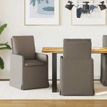 Casa si Gradina - Mobilier - Scaune si fotolii - Scaune - Scaune de dining 2 pcs Gri deschis 57 x 67 x 98 cm in - Infinity.ro