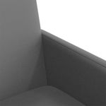 Casa si Gradina - Mobilier - Scaune si fotolii - Scaune - Scaune de dining 2 pcs Gri 57 x 66 x 94 cm Piele artificiala - Infinity.ro