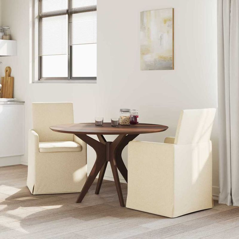 Casa si Gradina - Mobilier - Scaune si fotolii - Scaune - Scaune de dining 2 pcs Crem 57 x 67 x 95 cm tesatura - Infinity.ro