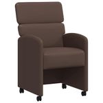 Casa si Gradina - Mobilier - Scaune si fotolii - Scaune - Scaune de dining 2 pcs Maro 58 x 65 x 98 cm Piele artificiala - Infinity.ro