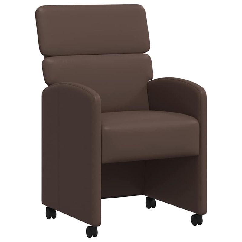 Casa si Gradina - Mobilier - Scaune si fotolii - Scaune - Scaune de dining 2 pcs Maro 58 x 65 x 98 cm Piele artificiala - Infinity.ro