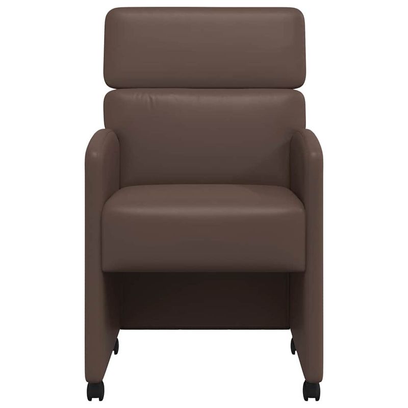 Casa si Gradina - Mobilier - Scaune si fotolii - Scaune - Scaune de dining 2 pcs Maro 58 x 65 x 98 cm Piele artificiala - Infinity.ro