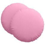 Casa si Gradina - Textile si covoare - Perne si pilote - Perne decorative - Perne de Sezut 2 pcs Roz Ø80 x 29 cm tesatura - Infinity.ro