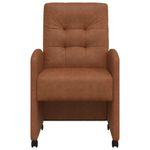 Casa si Gradina - Mobilier - Scaune si fotolii - Scaune - Scaune de dining 2 pcs Maro 57 x 67 x 98 cm Piele artificiala - Infinity.ro