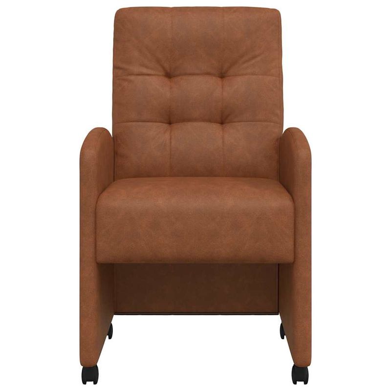 Casa si Gradina - Mobilier - Scaune si fotolii - Scaune - Scaune de dining 2 pcs Maro 57 x 67 x 98 cm Piele artificiala - Infinity.ro